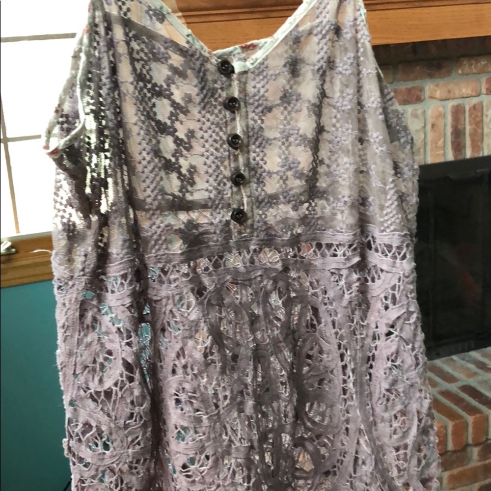 BKE lace tank